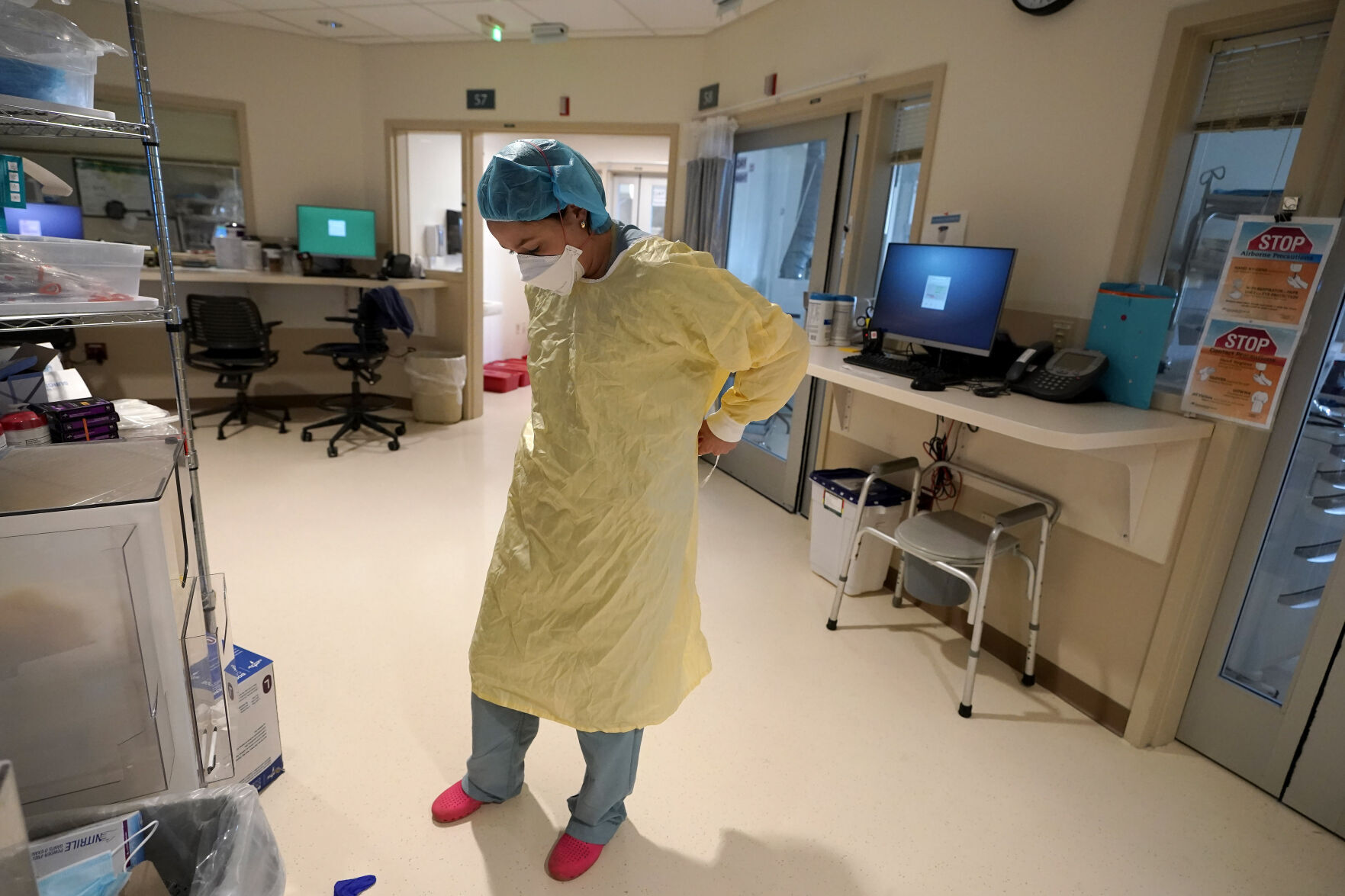 Virus Outbreak Hospital Surge